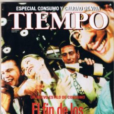 Coleccionismo de Revista Tiempo: REVISTA TIEMPO - SUPLEMENTO JULIO 1998 - CONSUMO Y CALIDAD DE VIDA - EL FIN DE LOS NUEVOS RICOS. Lote 45776834