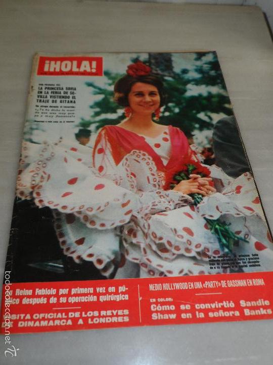 REVISTA HOLA Nº 1237 LA PRINCESA SOFIA EN LA FERIA DE SEVILLA (Coleccionismo - Revistas y Periódicos Modernos (a partir de 1.940) - Revista Tiempo)