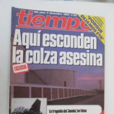 Coleccionismo de Revista Tiempo: REVISTA TIEMPO Nº 82 DICIEMBRE 1983 - AQUI ESCONDEN LA COLZA ASESINA. Lote 134043514