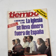 Coleccionismo de Revista Tiempo: REVISTA. TIEMPO. ESPECIAL Nº 100. ABRIL 1984. LA IGLESIA SE LLEVA DINERO FUERA DE ESPAÑA.VER SUMARIO. Lote 300143183