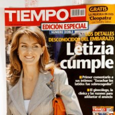 Coleccionismo de Revista Tiempo: REVISTA TIEMPO: SUPLEMENTO DEL Nº1202 ESPECIAL LETIZIA