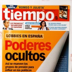 Coleccionismo de Revista Tiempo: REVISTA TIEMPO LOBBIES EN ESPAÑA PODERES OCULTOS Nº1266 AGOSTO 2006