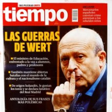 Coleccionismo de Revista Tiempo: REVISTA TIEMPO: LAS GUERRAS DE WERT Nº1574 OCTUBRE 2012