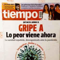 Coleccionismo de Revista Tiempo: REVISTA TIEMPO: GRIPE A Nº 1423 SEPTIEMBRE 2009