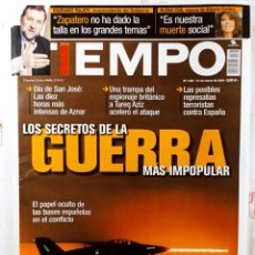 Coleccionismo de Revista Tiempo: REVISTA TIEMPO: LOS SECRETOS DE LA GUERRA MÁS IMPOPULAR Nº 1091 MARZO 2003