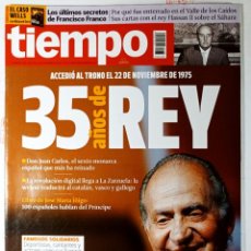 Coleccionismo de Revista Tiempo: REVISTA TIEMPO: 35 AÑOS DE REY Nº 1482 NOVIEMBRE 2010