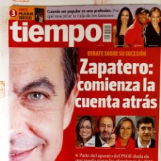 Coleccionismo de Revista Tiempo: REVISTA TIEMPO: SUCESIÓN DE ZAPATERO Nº 1441 ENERO 2010