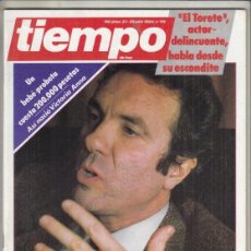 Collectionnisme de Magazine Tiempo: REVISTA TIEMPO Nº 115 AÑO 1984. BARRIONUEVO. EL TORETE ACTOR. PLAZIDO DOMINGO. NICOLÁS REDONDO.. Lote 333134258