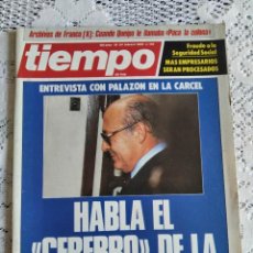 Coleccionismo de Revista Tiempo: REVISTA TIEMPO. Nº 145. FEBRERO 1985. LA FIESTA DEL MORBO NACIONAL. EL GOLPE Y LA GUERRA........LEER. Lote 343104253