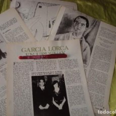 Coleccionismo de Revista Tiempo: RECORTE : GARCIA LORCA EN URUGUAY. TIEMPO, JUL-AGT 1982