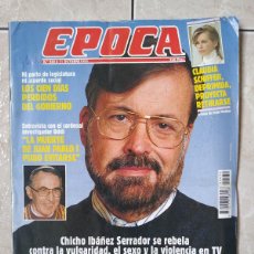 Coleccionismo de Revista Tiempo: REVISTA EPOCA 450 : CHICHO IBAÑEZ - CAÑONES EN EL ESTRECHO - MARLENE DIETRICH - JUAN PABLO I
