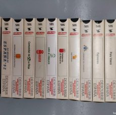Coleccionismo de Revista Tiempo: LOTE 15 CINTAS VHS DESCUBRIR ESPAÑA, REVISTA TIEMPO - COLECCION COMPLETA