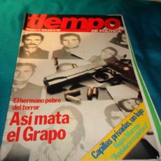 Coleccionismo de Revista Tiempo: REVISTA TIEMPO. JUNIO 1981. ASI MATA EL GRAPO