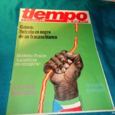 Coleccionismo de Revista Tiempo: REVISTA TIEMPO. SPTIEMBRE 1981. GUINEA. MODESTO FRAILE. SI EL PSOE GOBERNARA...
