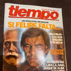 Coleccionismo de Revista Tiempo: REVISTA TIEMPO NÚMERO 1 . 17 MAYO 1982