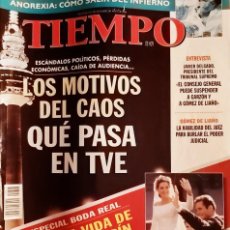 Coleccionismo de Revista Tiempo: REVISTA TIEMPO 806 DE 13 DE OCTUBRE DE 1997: TVE, ANOREXIA, URDANGARÍN, GARZÓN Y GÓMEZ DE LIAÑO…