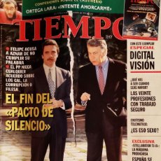 Coleccionismo de Revista Tiempo: REVISTA TIEMPO 810 DE 10 DE NOVIEMBRE DE 1997: AZNAR Y GONZÁLEZ, ORTEGA LARA, FUSIÓN NUCLEAR...