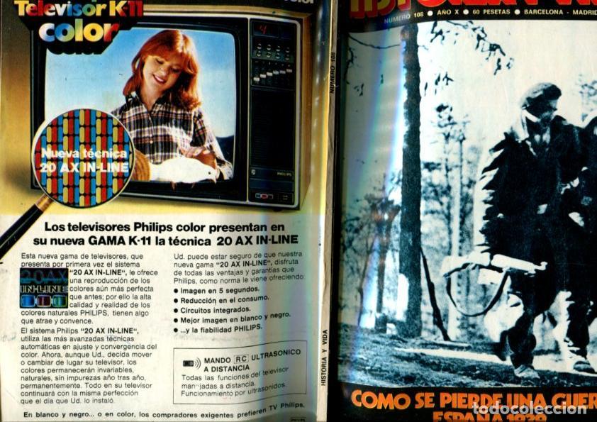 Sammeln von Zeitschriften Tiempo: Historia y Vida numero 108: El tunel de San Adrian, lady Stanhope reina del desierto - Varios