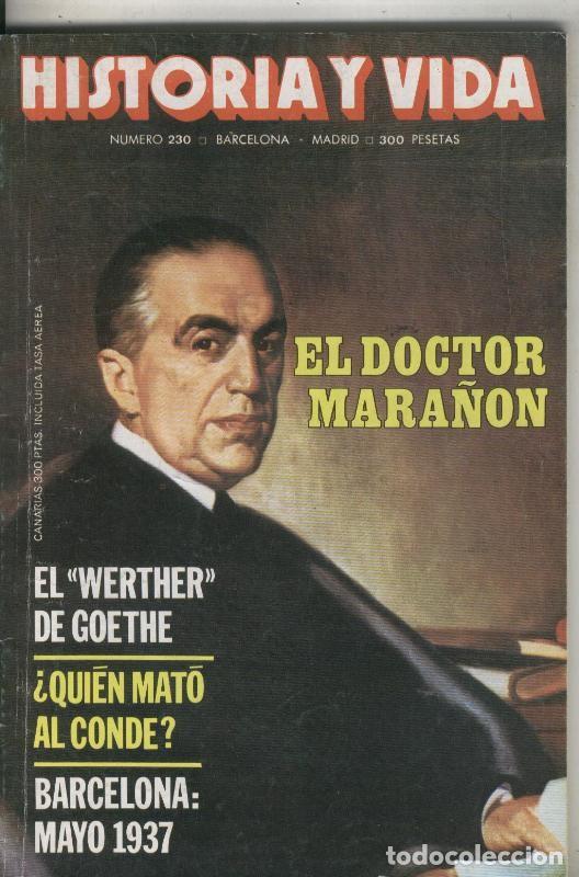 Sammeln von Zeitschriften Tiempo: Historia y Vida numero 230: El doctor Mara&ntilde;on-Mateo Orfila - Varios