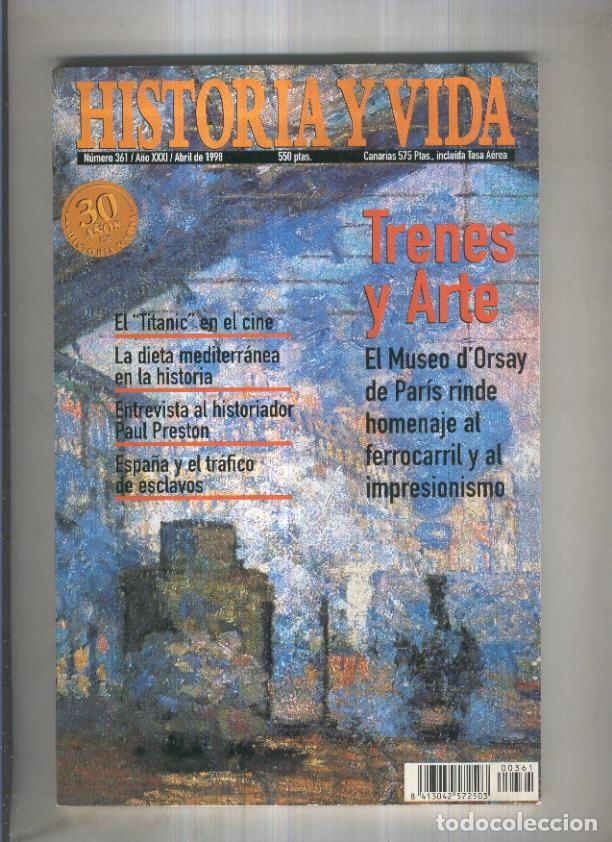 Collectionnisme de Magazine Tiempo: Historia y Vida revista numero 361: Trenes y arte - Varios