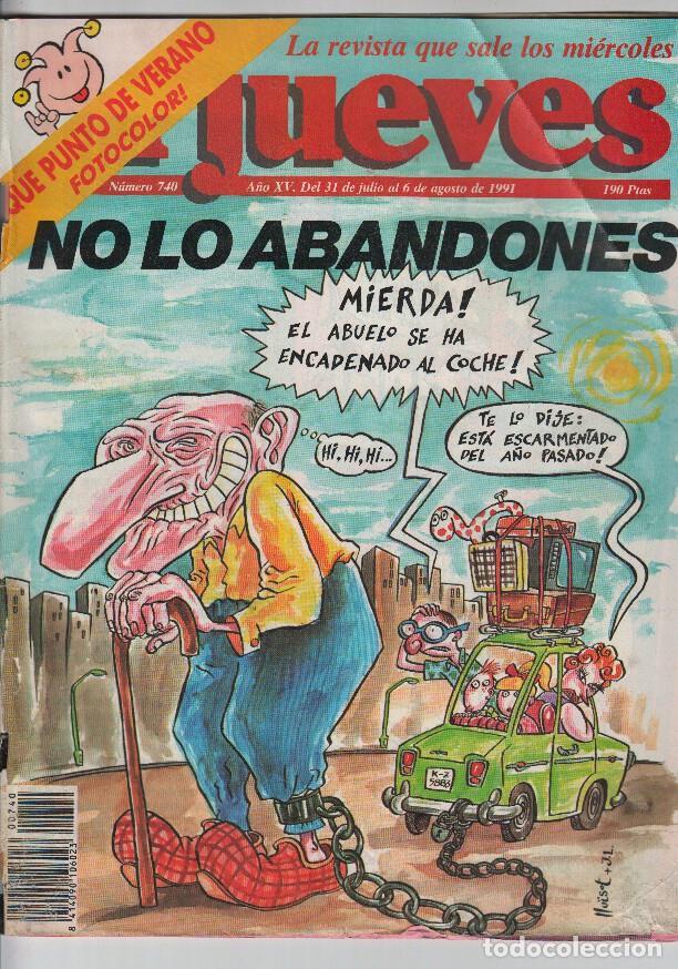 Collezionismo di Rivista Tiempo: El Jueves revista semanal numero 0740 - NO LO ABANDONES