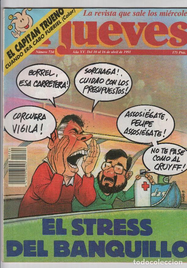Collezionismo di Rivista Tiempo: EL JUEVES Numero 724 - EL ESTRES DEL BANQUILLO