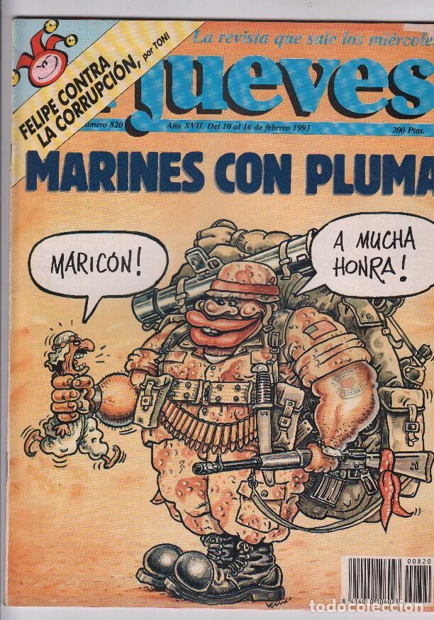Collezionismo di Rivista Tiempo: EL JUEVES numero 820 - POSTER CENTRAL DE SEMPERE