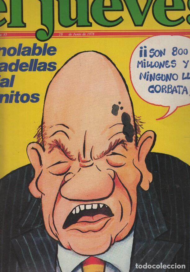 Collezionismo di Rivista Tiempo: El Jueves revista semanal numero 0057: HONOLABLE TALADELLAS (CUBIERTA MAL ESTADO)