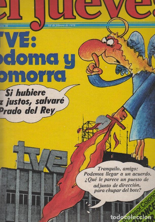 Collezionismo di Rivista Tiempo: EL JUEVES numero 0038 - RTVE, Sodoma y Gomorra