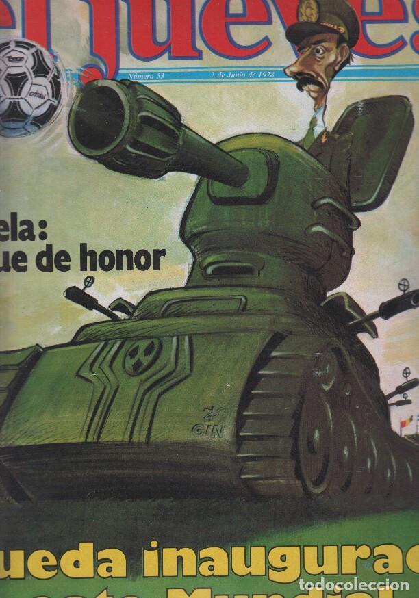 Collezionismo di Rivista Tiempo: El Jueves revista semanal numero 0053: QUEDA INAUGURADO ESTE MUNDIAL