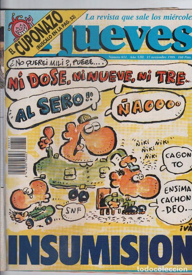 Collezionismo di Rivista Tiempo: EL JUEVES numero 651 - INSUMISION