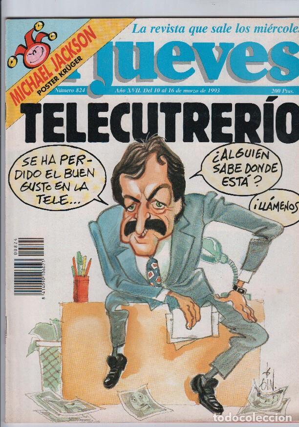 Collezionismo di Rivista Tiempo: EL JUEVES numero 824 - POSTER CENTRAL DE KRUGER. WHITE JACKSON