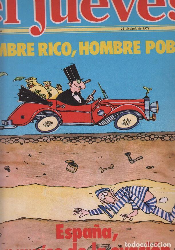 Collezionismo di Rivista Tiempo: EL JUEVES numero 0056 - ESPANA PARAISO DE LA EVASION