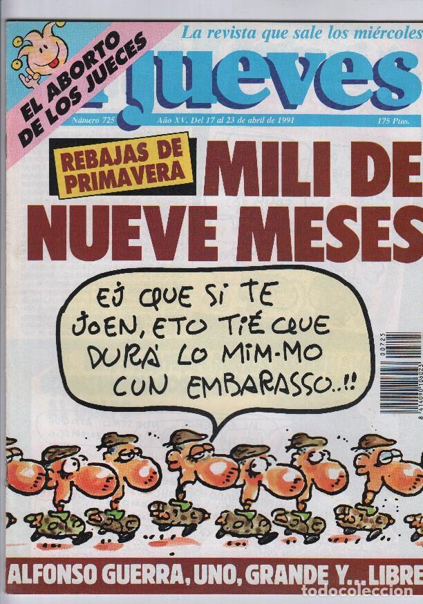 Collezionismo di Rivista Tiempo: EL JUEVES Numero 725 - MILI DE NUEVE MESES