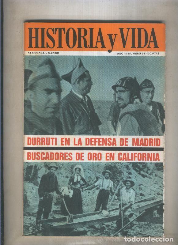 Sammeln von Zeitschriften Tiempo: Historia y Vida numero 031 (numerado 1 en trasera( - Varios