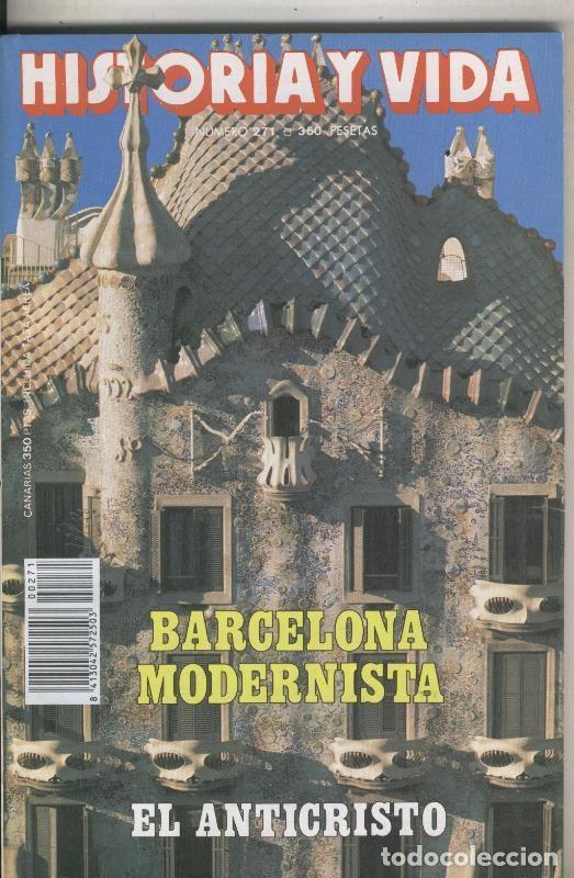 Sammeln von Zeitschriften Tiempo: Historia y Vida numero 271: La muerte de Wilfredo el velloso, Los primeros austrias - varios