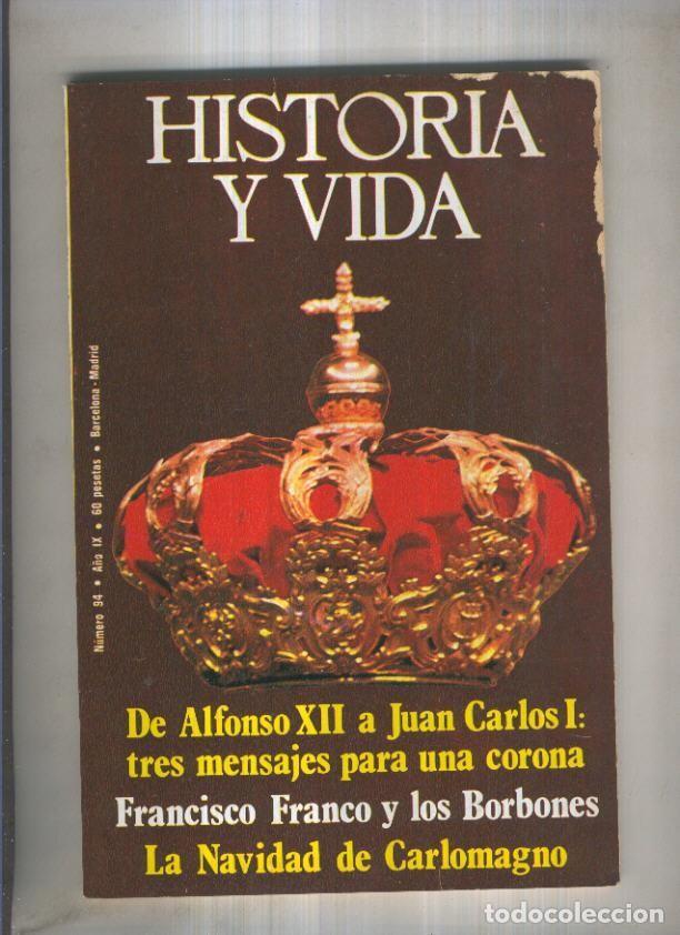 Sammeln von Zeitschriften Tiempo: Historia y Vida revista numero 094: Francisco Franco y Los Borbones - Varios