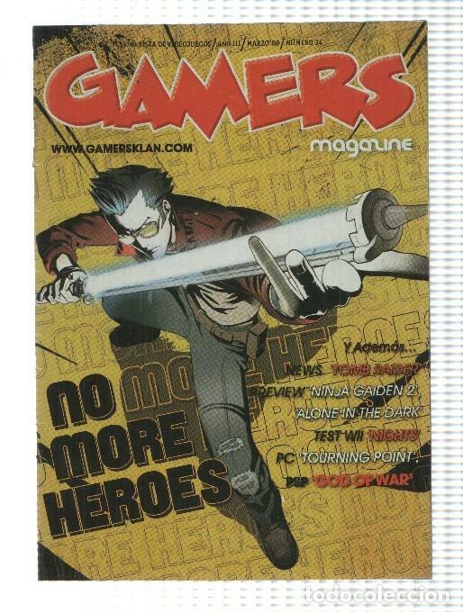 Coleccionismo de revista Tiempo: Gamers Magazine: num 34 a&ntilde;o III, marzo 08. Entrevista a Alexei Pajitnov creador de Tetris. Preview N