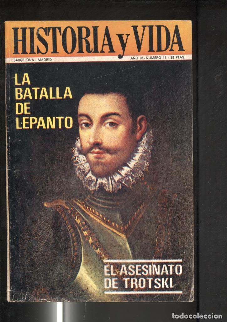 Sammeln von Zeitschriften Tiempo: Historia y Vida numero 041: La batalla de Lepanto, El asesinato de Trotski - Varios