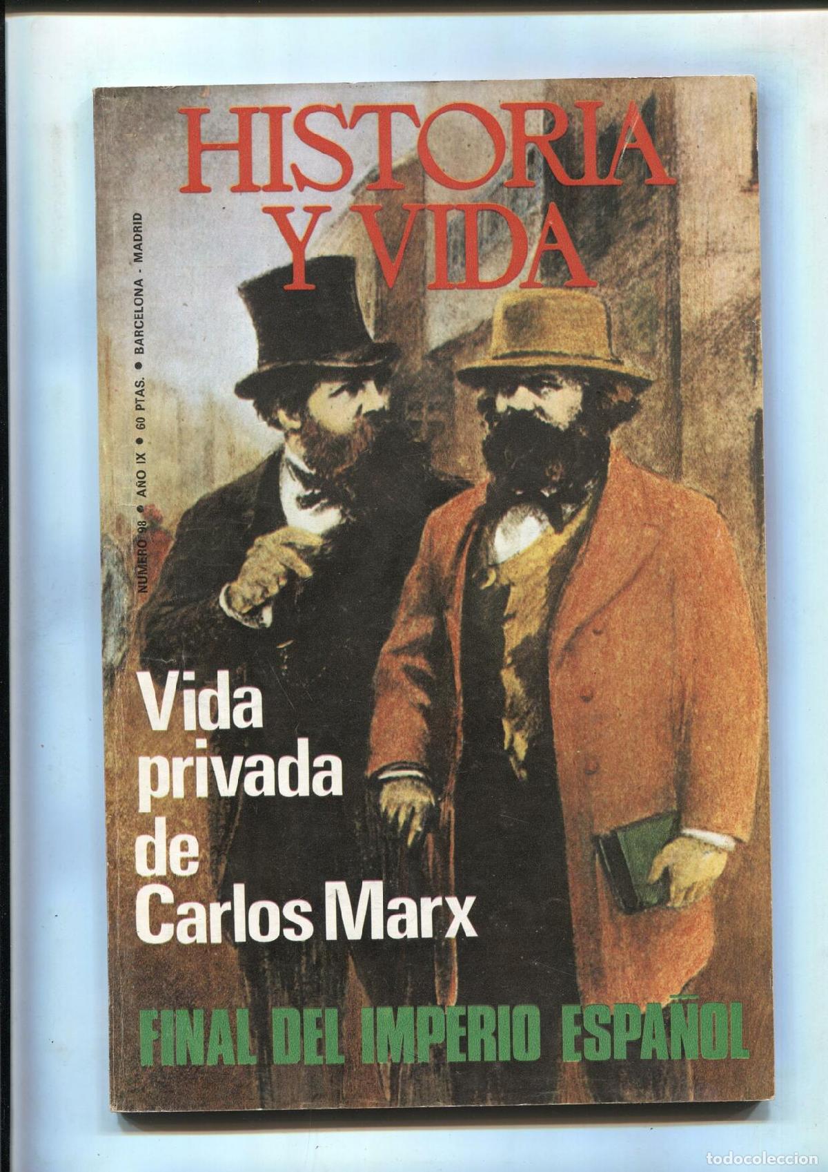 Collectionnisme de Magazine Tiempo: Historia y Vida revista numero 098: Final del imperio espa&ntilde;ol - Varios