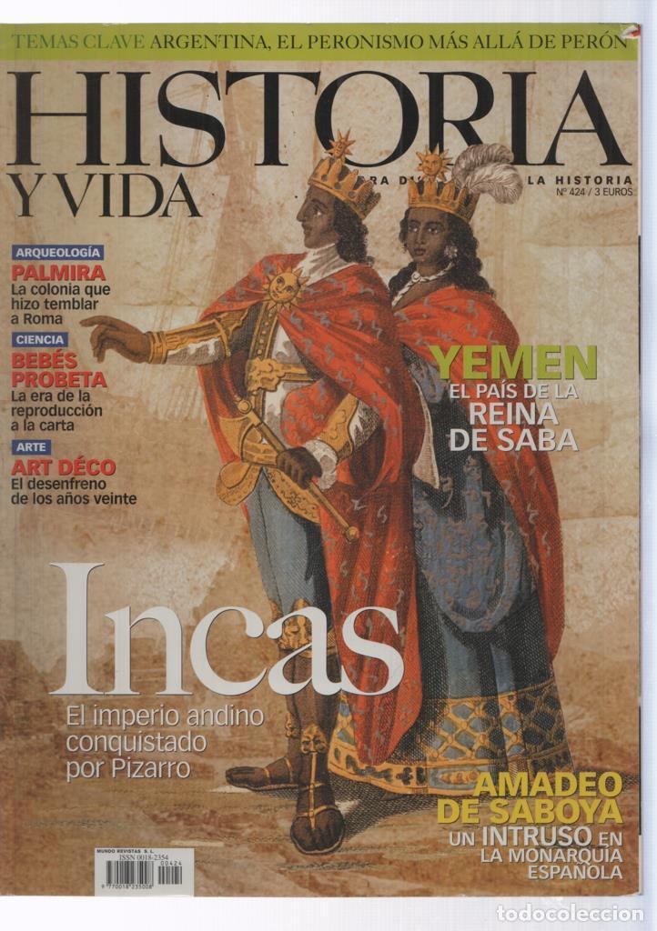 Collectionnisme de Magazine Tiempo: Historia y Vida numero 424: Incas - Varios
