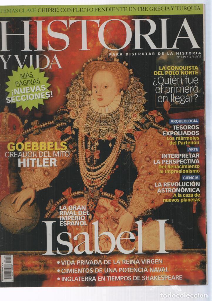 Collectionnisme de Magazine Tiempo: Historia y Vida numero 419: Isabel I - Varios