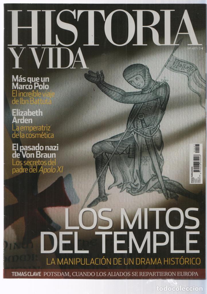 Collectionnisme de Magazine Tiempo: Historia y Vida numero 497: Los mitos del temple - Varios