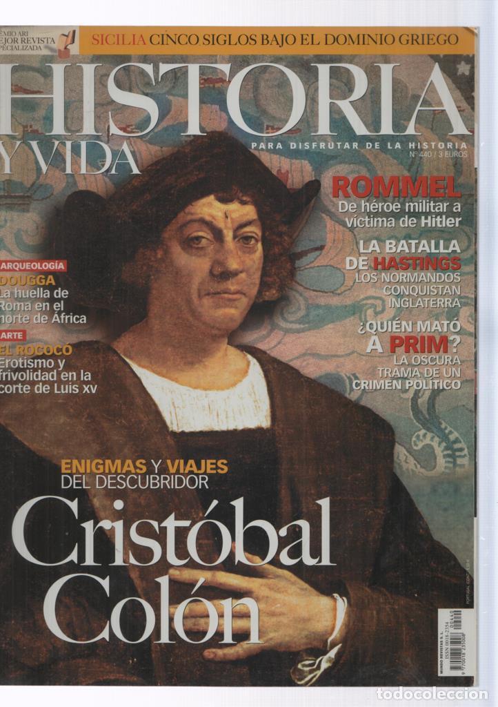 Collectionnisme de Magazine Tiempo: Historia y Vida numero 440: Cristobal colon - Varios