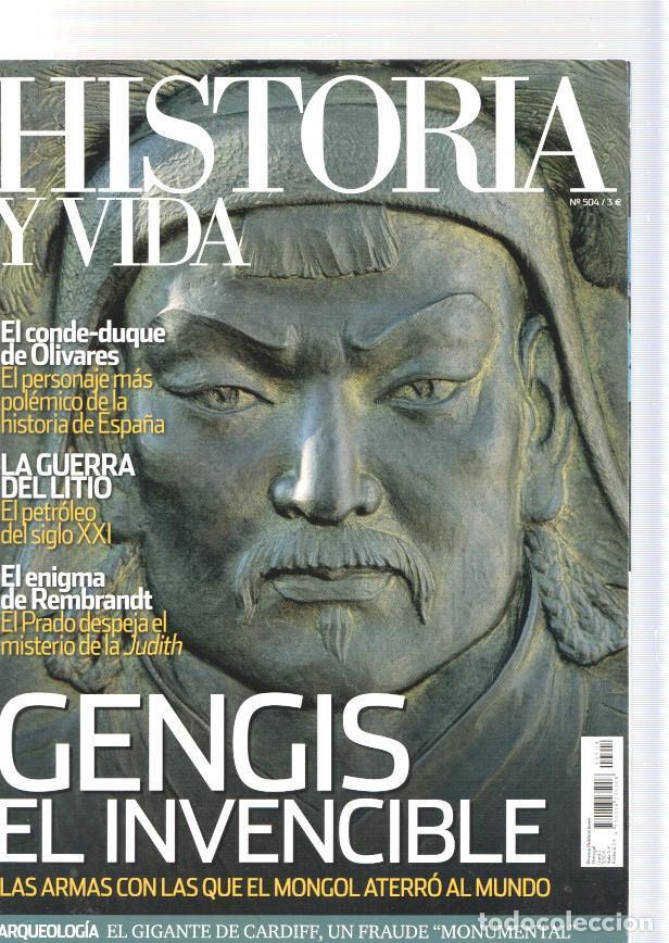 Coleccionismo de revista Tiempo: Historia y Vida numero 504, marzo 2010: El conde-duque de Olivares, el perso- - varios