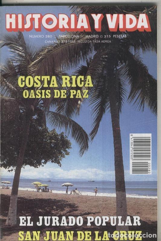 Collectionnisme de Magazine Tiempo: Historia y vida numero 280: Costa Rica oasis de paz - Varios