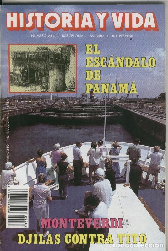 Collectionnisme de Magazine Tiempo: Historia y Vida numero 264: El escandalo de Panama, Monteverdi, Djilas contra Tito - Varios