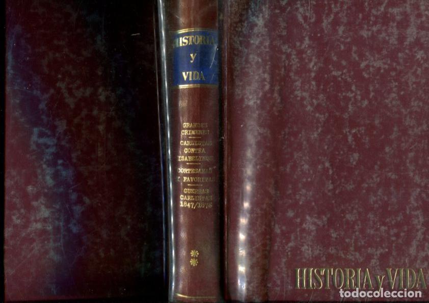 Collectionnisme de Magazine Tiempo: Historia y Vida extra tomo 2 con los numeros 5 al 8: Los grandes crimenes de la historia, Carlistas