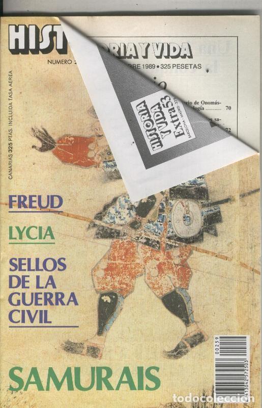 Collectionnisme de Magazine Tiempo: Historia y Vida numero 259: Samurais, Sellos de la guerra civil - Varios