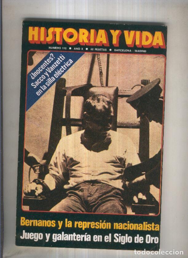 Collectionnisme de Magazine Tiempo: Historia y Vida revista numero 110: Sacco y Vanzetti en la silla electrica - Varios